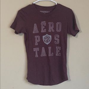 Aeropostal Maroon T-Shirt. S/P